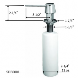 SDB0001 Brass Soap Dispenser